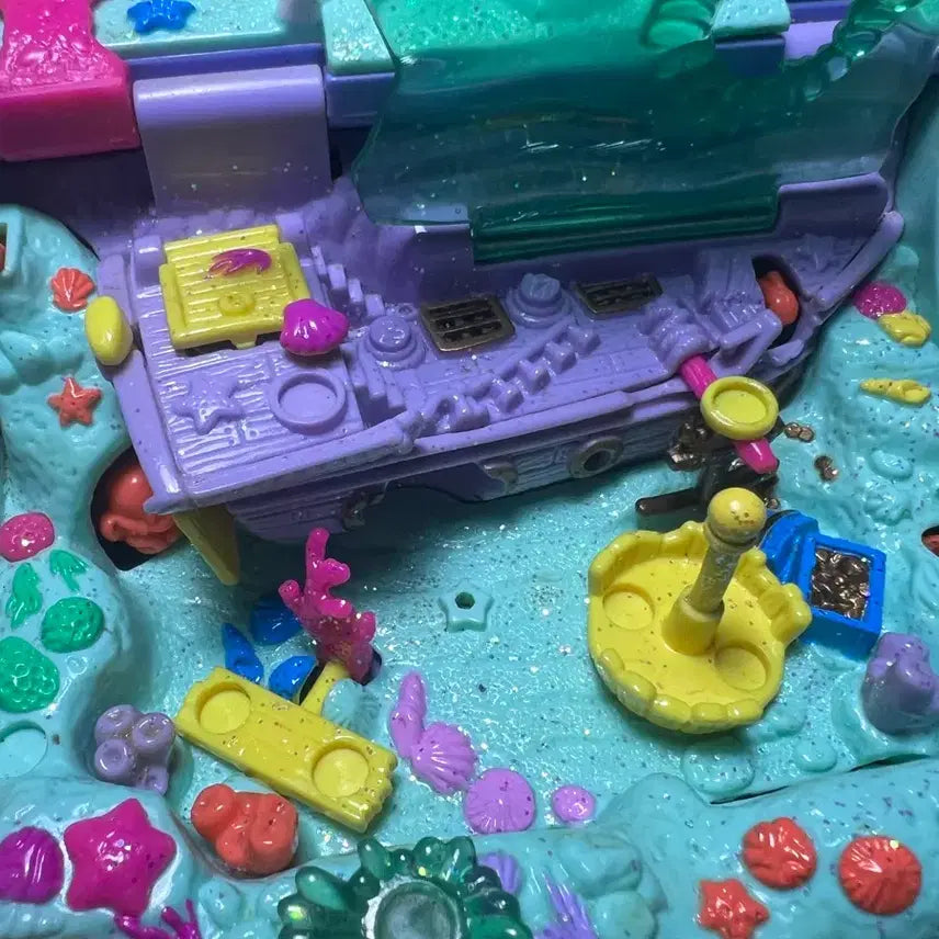 [BUNJANG] Classic Polly Pocket Sparkling Mermaid Compact / 고전 폴리포켓 스파클링 머메이드 컴팩트