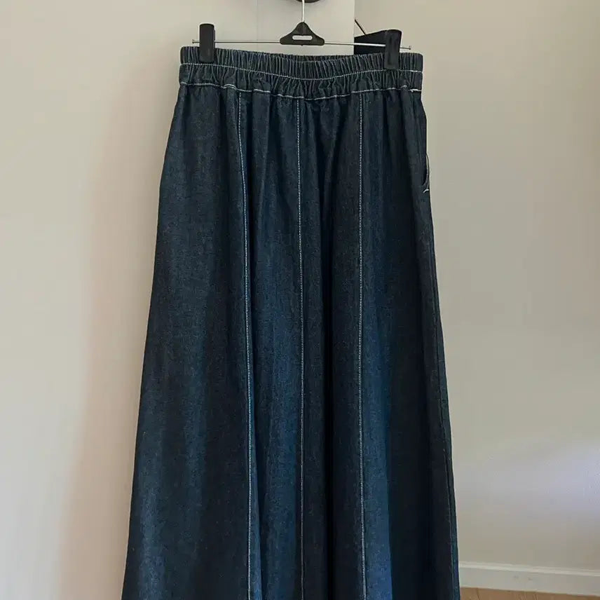 [BUNJANG] Denim Long Skirt / 청 데님 롱 스커트