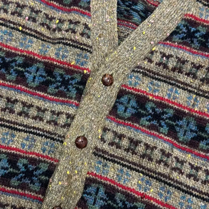 [BUNJANG] McGregor Vintage Ethnic Pattern Wool Vest M / 맥그리거 빈티지 에스닉 패턴 울 베스트 M
