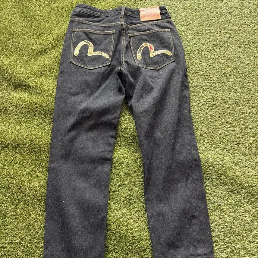 [BUNJANG] Evisu Japanese Edition Black Denim Jeans / 일본 일판 에비수 흑청 데님진 청바지