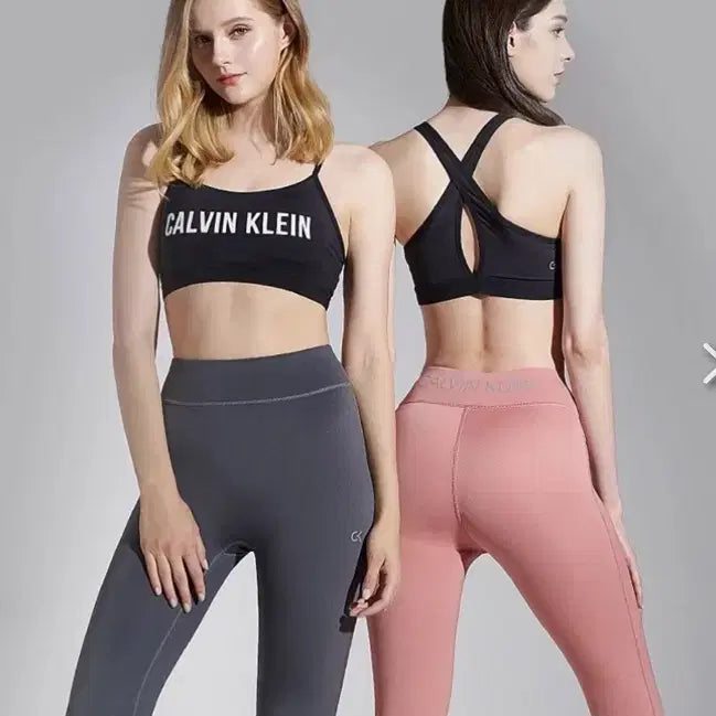 [BUNJANG] Calvin Klein Performance Dusty Rose Leggings (S) / [텍있는 새상품] 캘빈클라인 퍼포먼스 레깅스 더스티로즈 S