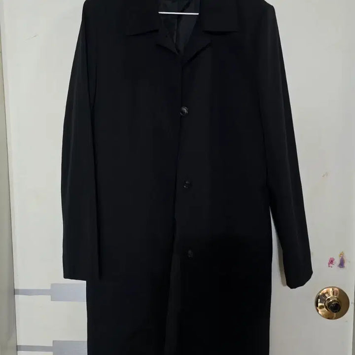 [BUNJANG] System Black Long Coat / SYSTEM 블랙 롱 코트