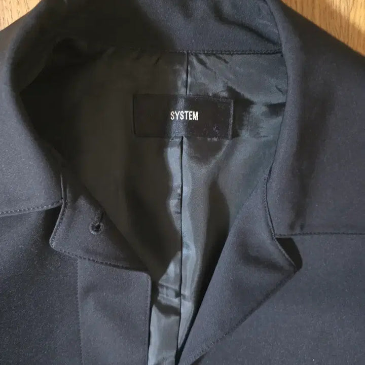 [BUNJANG] System Black Long Coat / SYSTEM 블랙 롱 코트