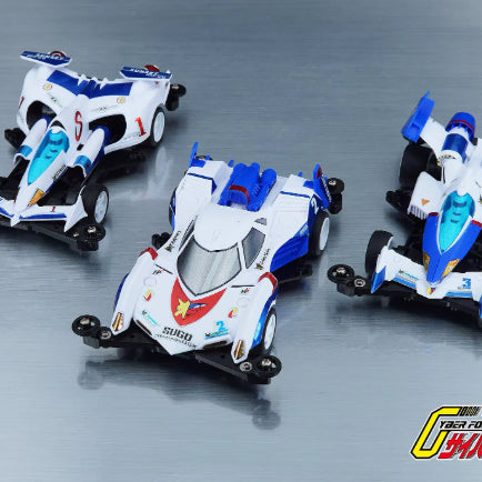 [BUNJANG] Aoshima Cyber Formula 4WD Minicar Motorized Model Kit / 슈퍼 아스라다 01 사이버포뮬러 4WD 미니카 고전 타미야 모터라이즈