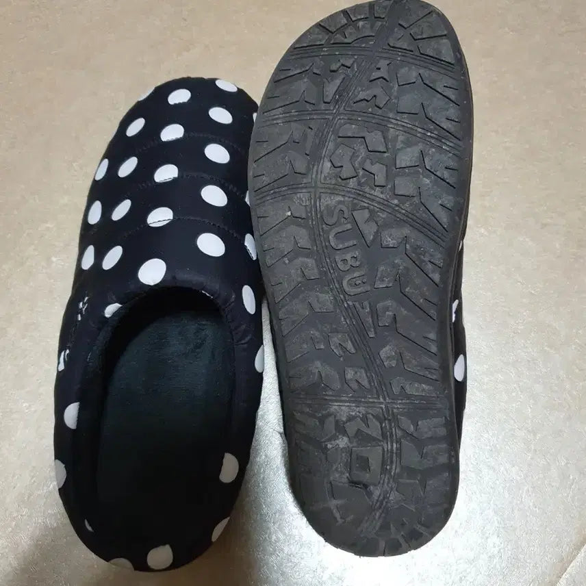 [BUNJANG] Sbu Permanent F-Line Dot Slippers / 스부 퍼머넌트 F-라인 닷