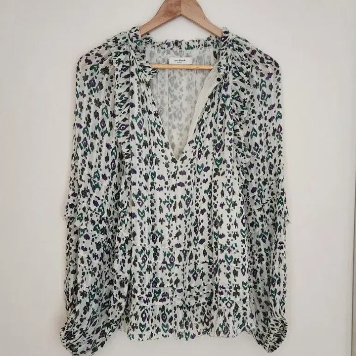 [SOLD OUT] 아방한(정품)이자벨마랑 에뚜왈 패턴블라우스 (36)