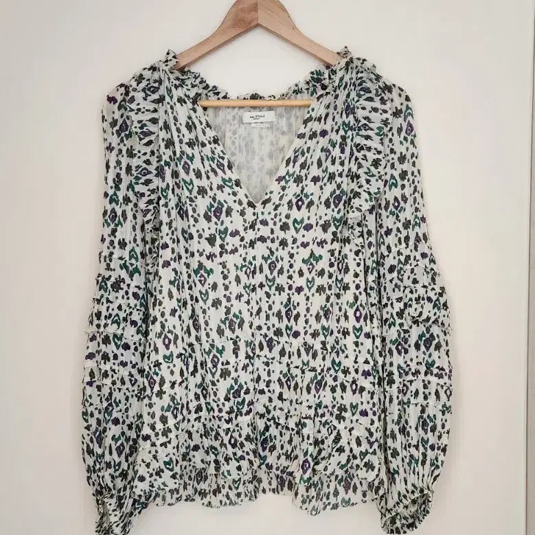 [SOLD OUT] 아방한(정품)이자벨마랑 에뚜왈 패턴블라우스 (36)