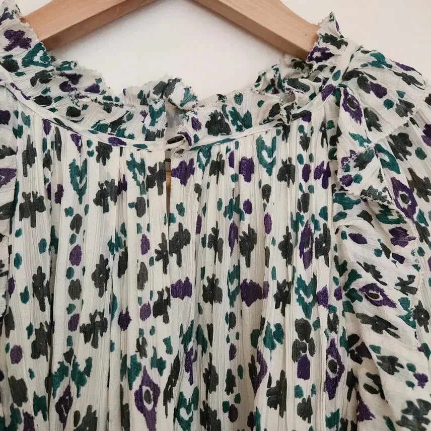 [SOLD OUT] 아방한(정품)이자벨마랑 에뚜왈 패턴블라우스 (36)
