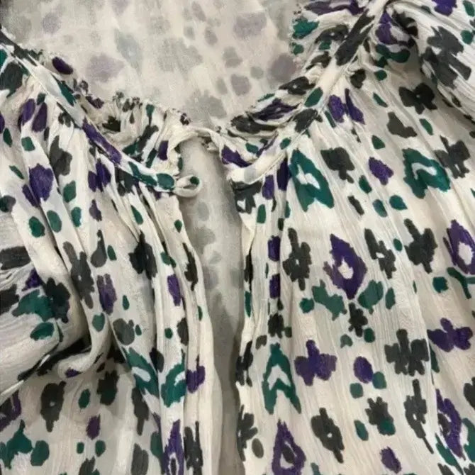 [SOLD OUT] 아방한(정품)이자벨마랑 에뚜왈 패턴블라우스 (36)
