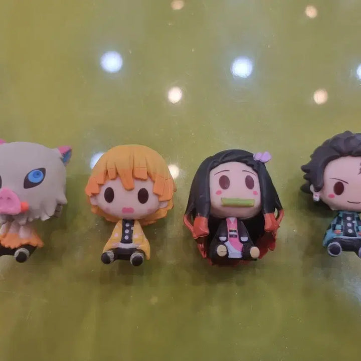 [BUNJANG] Demon Slayer 4-Character Figure Set / 귀멸의 칼날 캐릭터 피규어 4종 세트