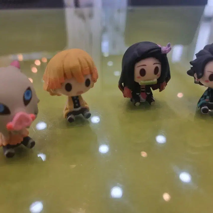 [BUNJANG] Demon Slayer 4-Character Figure Set / 귀멸의 칼날 캐릭터 피규어 4종 세트