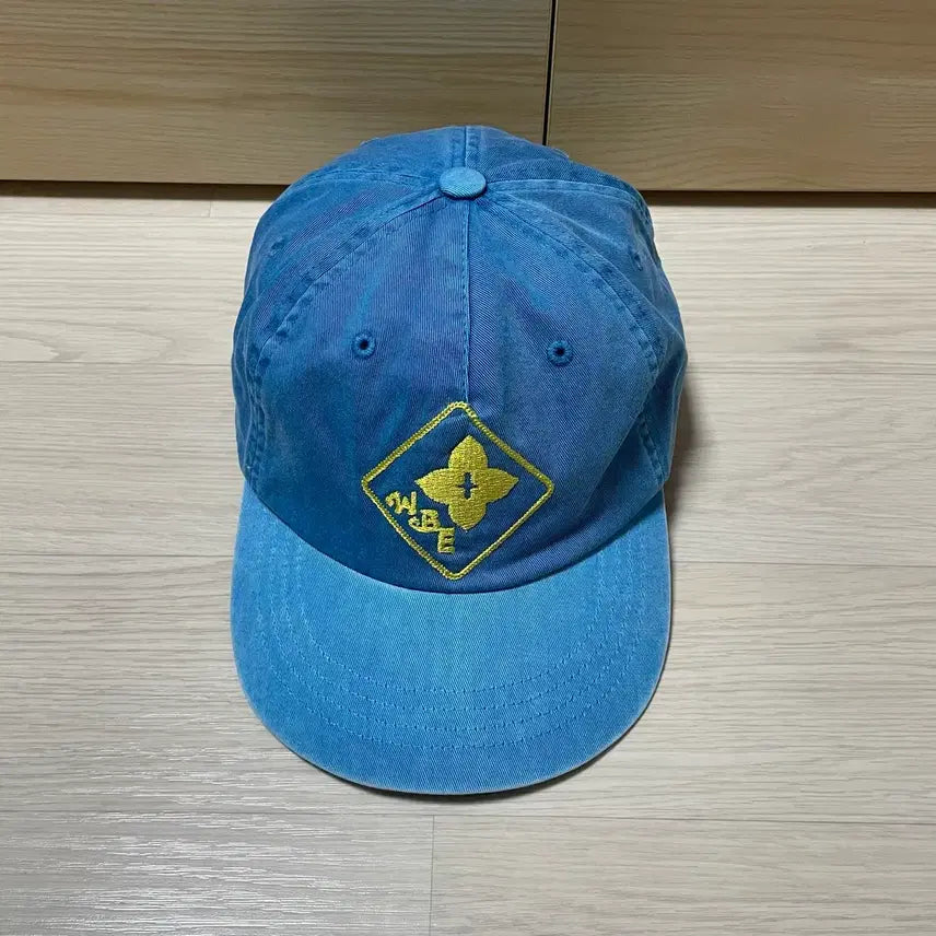 [BUNJANG] Wellbeing Express Wbe Flower Cap Sky Blue Hat / 웰빙익스프레스 Flower Wbe Cap 모자 OS