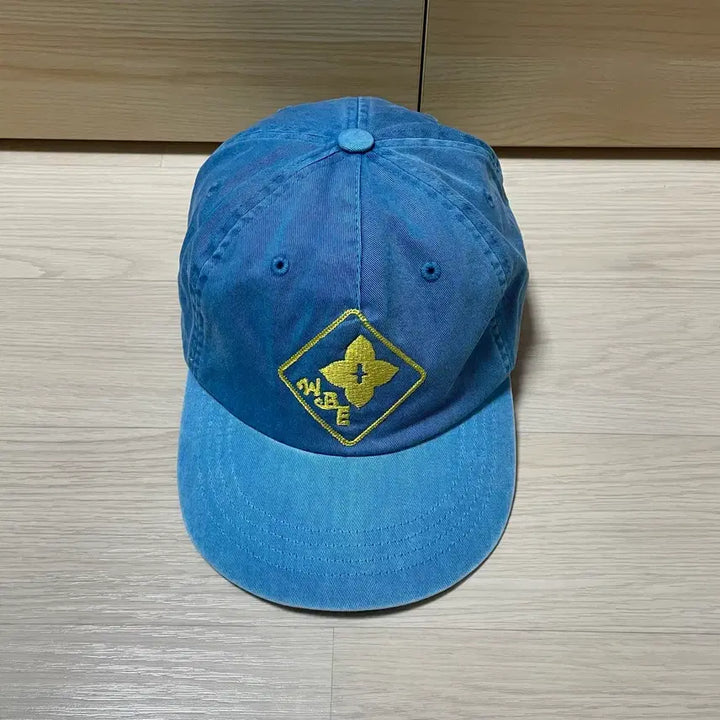[BUNJANG] Wellbeing Express Wbe Flower Cap Sky Blue Hat / 웰빙익스프레스 Flower Wbe Cap 모자 OS