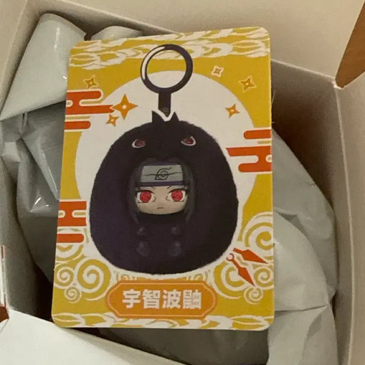 [BUNJANG] Naruto Itachi Nabubu Round Keychain / 나루토 이타치 나부부 동글 키링