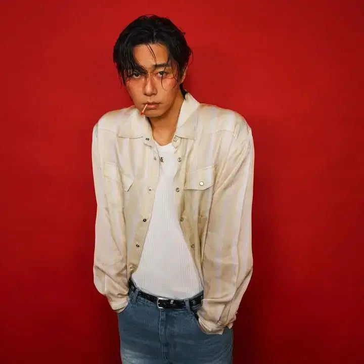 [BUNJANG] 노이스 26ss 스트라이프 셔츠 / 노이스 26ss 스트라이프 셔츠
