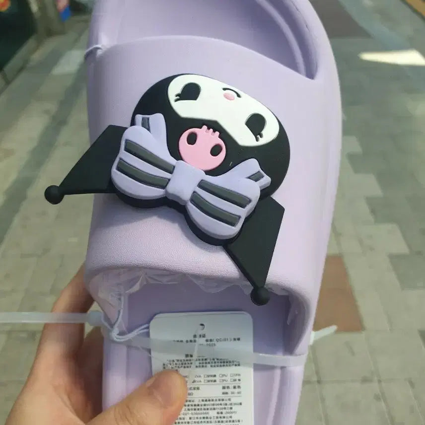[BUNJANG] Sanrio Kuromi Lavender Slippers / 250 산리오 쿠로미 슬리퍼 팝니다