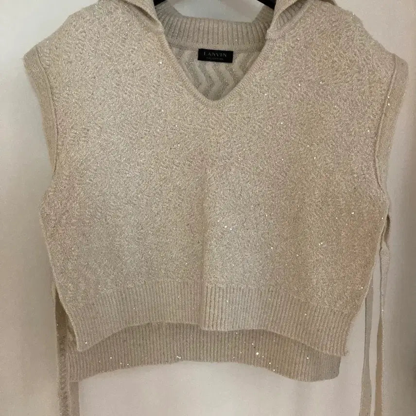 [BUNJANG] Lanvin Collection Sequin Vest Muffler / 랑방컬렉션 시퀸 베스트 머플러