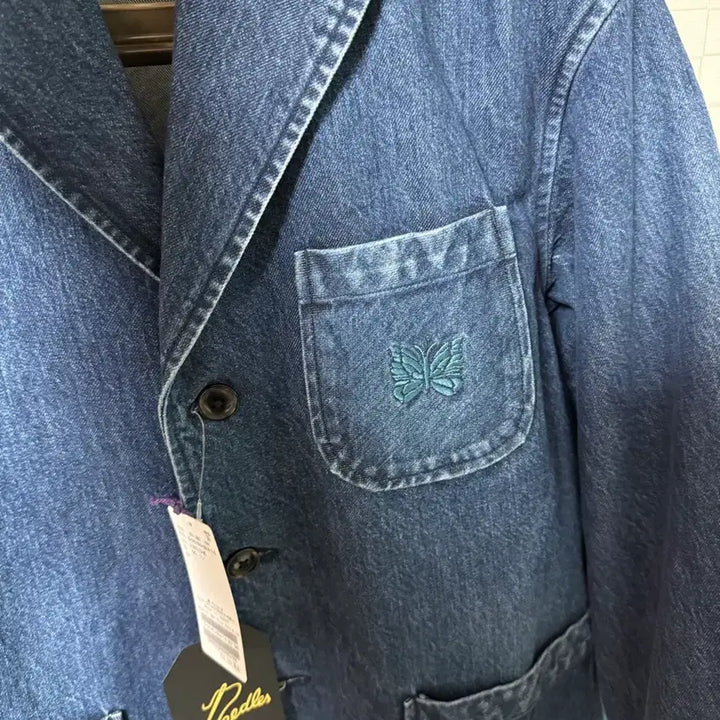 [BUNJANG] Needles Journal Standard 12oz Denim Tailored Jacket / 니들스 저널스탠다드 별주 12oz 데님 자켓