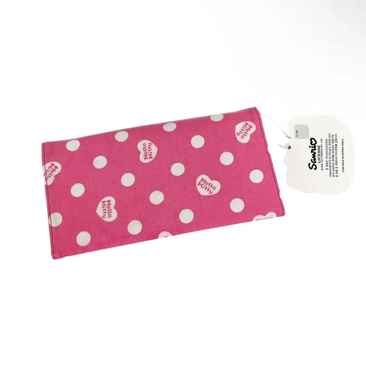 [BUNJANG] Hello Kitty Dot Pattern Long Wallet / 헬로키티 고전 도트 장지갑