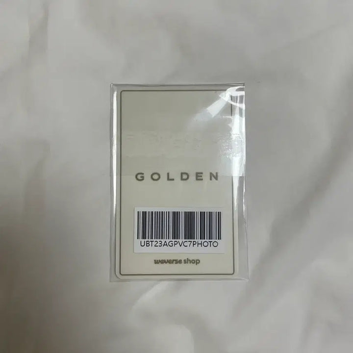 [SOLD OUT] 정국 골든 포카 golden 앨범 위버스 특전 pvc 방탄 jk