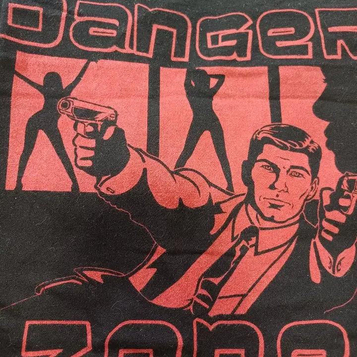 [BUNJANG] Archer Danger Zone Anime T-Shirt / [L] Archer Danger Zone 애니 반팔티