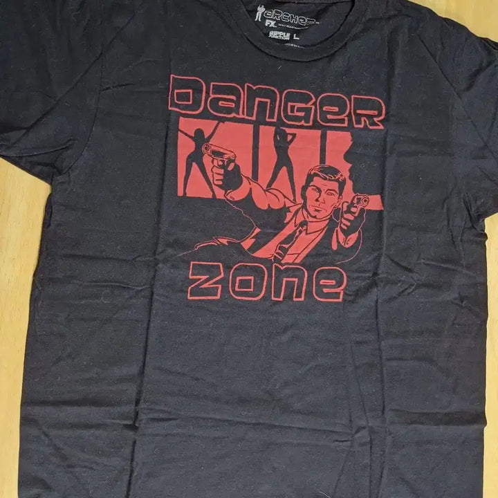 [BUNJANG] Archer Danger Zone Anime T-Shirt / [L] Archer Danger Zone 애니 반팔티