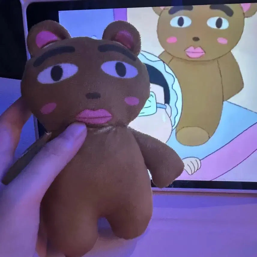 [BUNJANG] Chibi Maruko-chan Brown Bear Plush Doll / 마루코는 아홉살 브라운 곰돌이 봉제인형