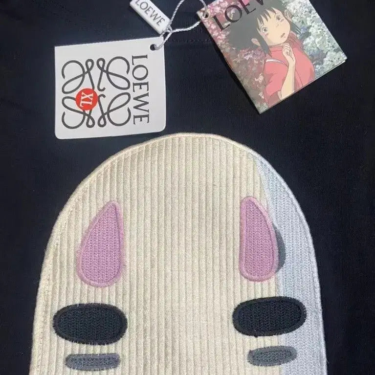 [BUNJANG] Loewe Studio Ghibli Black T-shirt / 로에베 가오나시 블랙 반팔 티셔츠 사이즈 L 오버핏  무료배송