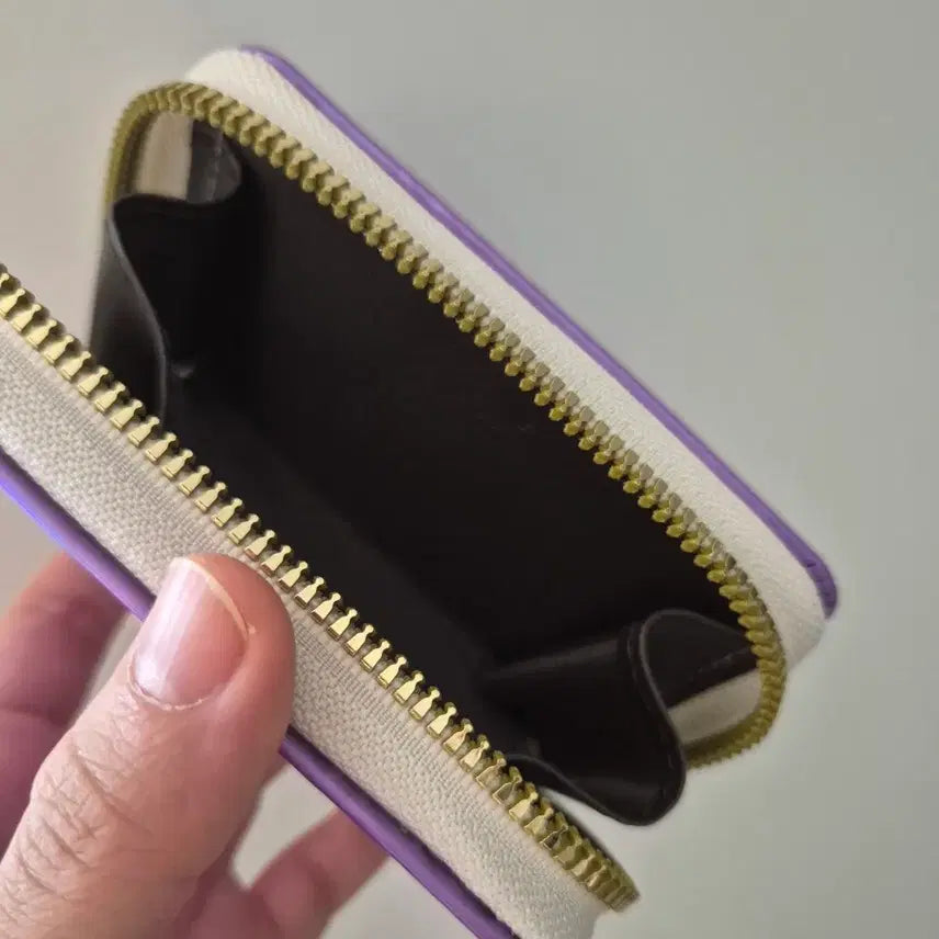 [BUNJANG] Hello Kitty Purple Hologram Bifold Wallet / 헬로키티 퍼플 홀로그램 반지갑