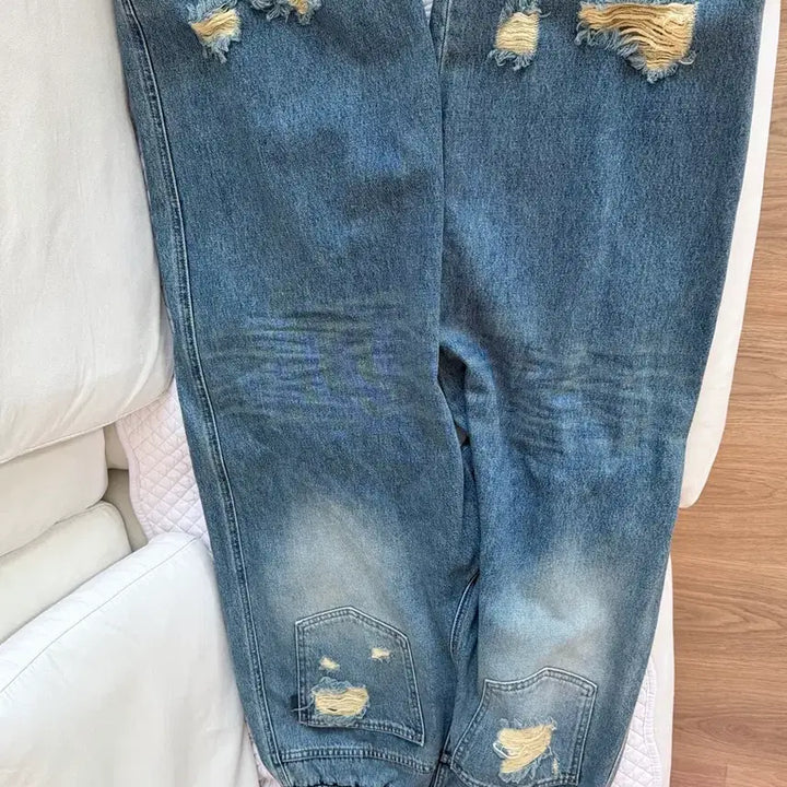 [BUNJANG] Juun.J Denim Track Pants / 준지 데님 트랙팬츠