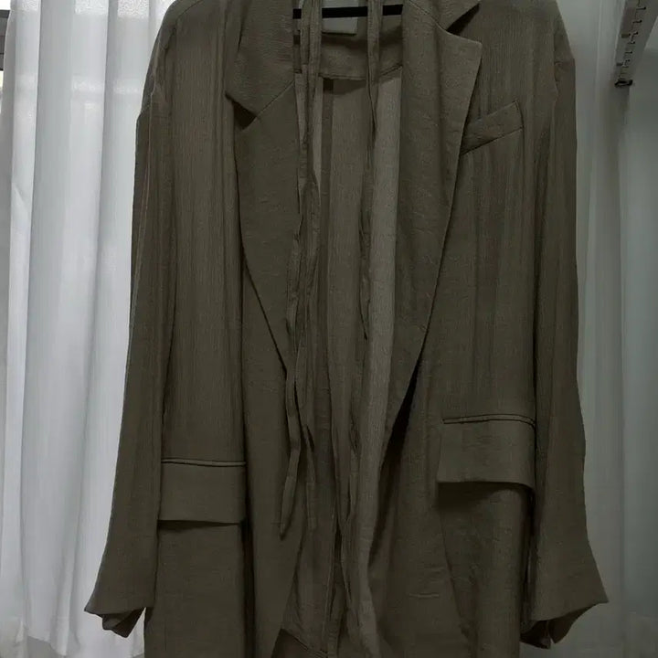 [BUNJANG] OFC Wrinkle Texture Linen Jacket / Ofc 링클 텍스쳐 린넨 자켓 새상품