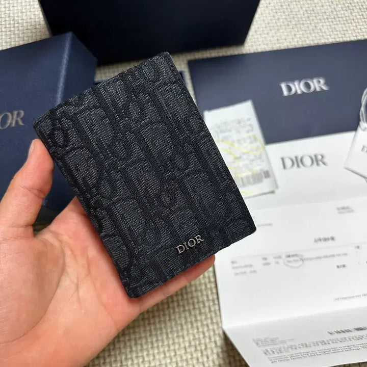 [SOLD OUT] [OS/백화점판] 25ss 디올 오블리크 오거나이저 블랙 풀구성