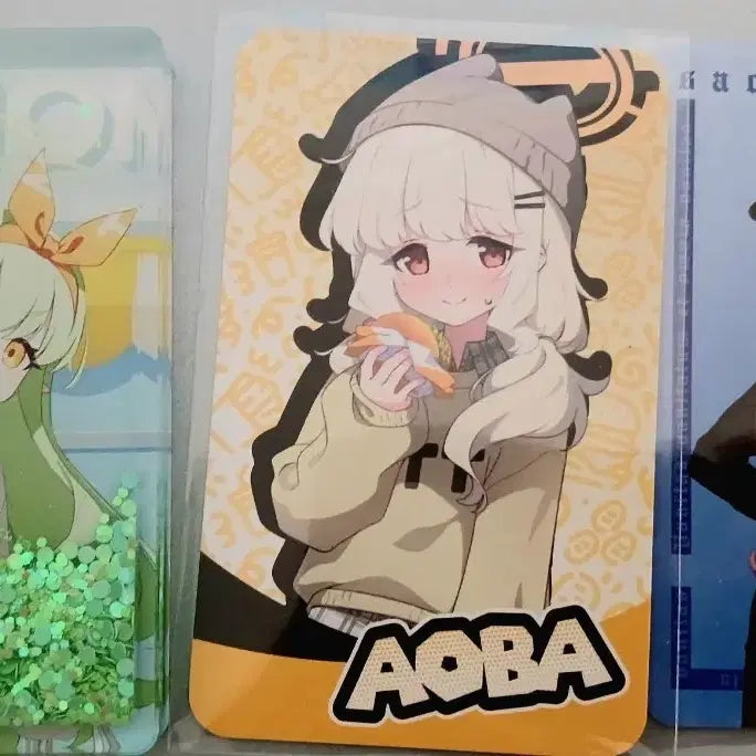 [SOLD OUT] 블루아카이브 맘스터치 히카리 아크릴블록 아오바 사오리 포카
