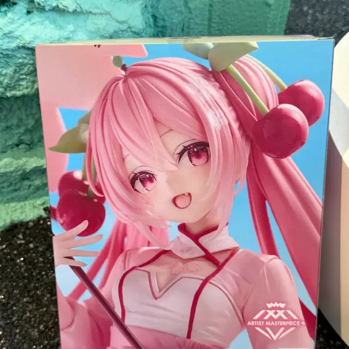 [SOLD OUT] 타이토 벚꽃미쿠 AMP+ 피규어 벚꽃 드레스 Ver 미개봉 새상품