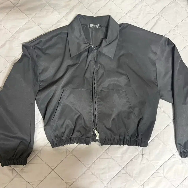 [SOLD OUT] 블랙 블루종 봄버 자켓