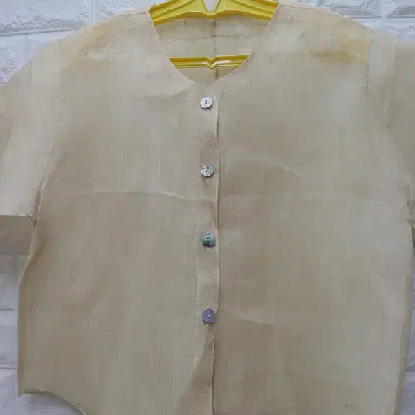 [BUNJANG] 모시셔츠 천연100 여성모시셔츠 자개단추 모시상의 여성모시옷 77 L / 모시셔츠 천연100 여성모시셔츠 자개단추 모시상의 여성모시옷 77 L