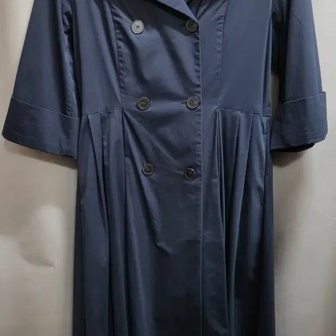 [BUNJANG] G Studio Navy Trench Coat Dress / g studio 네이비 트렌치 코트원피스