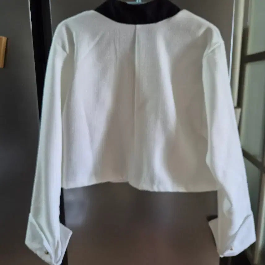[BUNJANG] Tweed Crop Jacket / [새상품급] 트위드st 배색 크롭 자켓 (가단 50)
