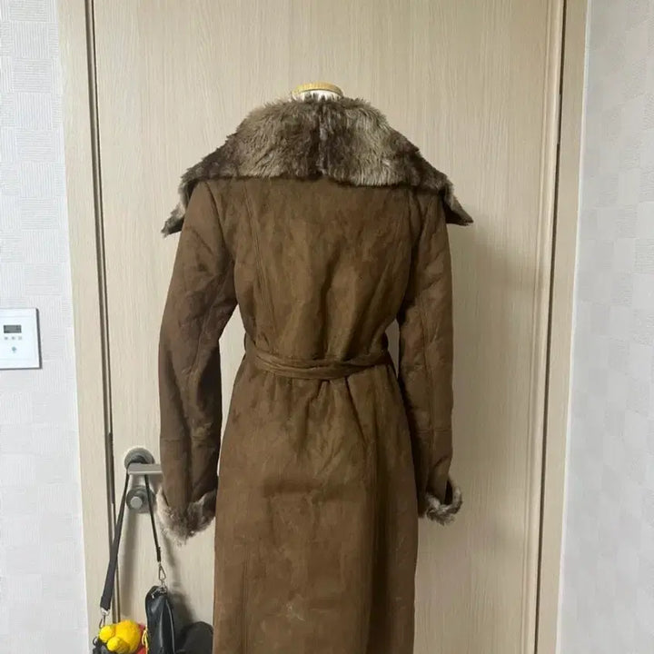[BUNJANG] Fur Mouton Coat Jacket / 퍼 무스탕 코트 자켓