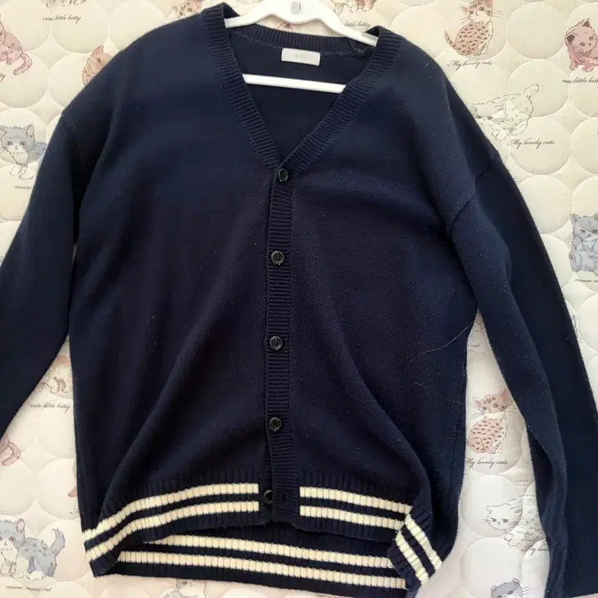 [BUNJANG] Vintage Navy Cardigan / 빈티지 네이비 가디건