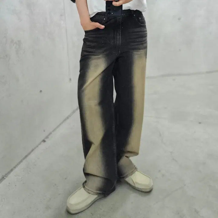 [BUNJANG] SATUR M0366 Wide Denim Jeans / 세터 와이드 청바지 L M0366