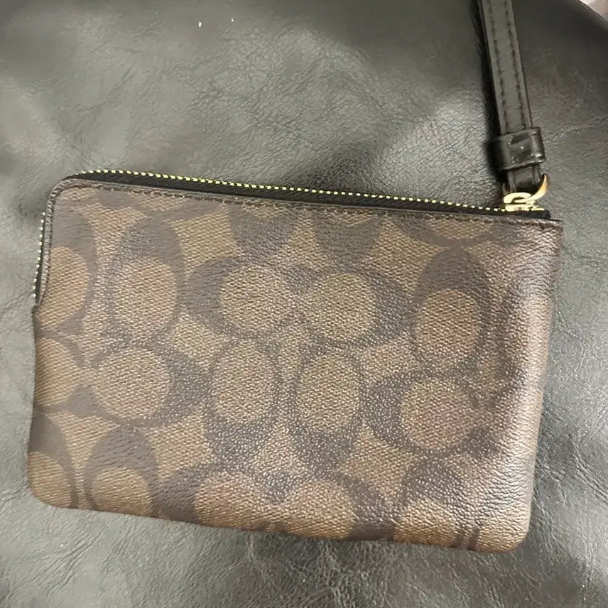 [BUNJANG] Coach Mini Pouch Clutch Bag / 정품 코치 미니 파우치 클러치 가방 가로15세로10