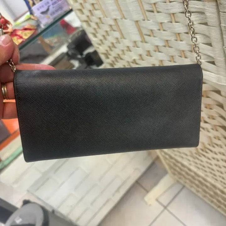 [BUNJANG] Prada Saffiano Chain Crossbody Bag / 정품 프라다 사피아노 체인 크로스백 팝니다