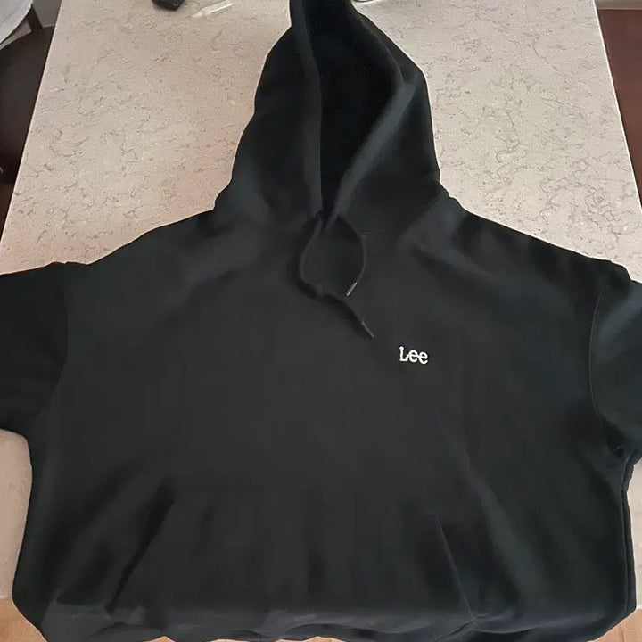[BUNJANG] Lee Black Hoodie / Lee 블랙 후드티