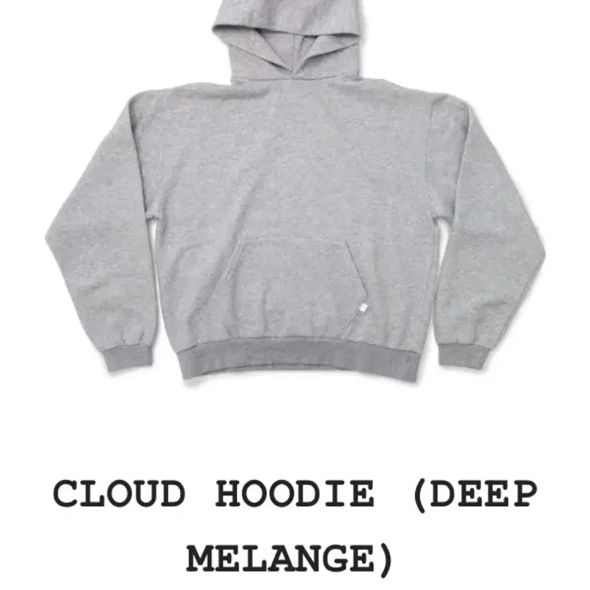 [BUNJANG] 77c Cloud Hoodie Gray L / 77c 클라우드 후드 그레이 L