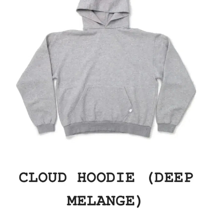 [BUNJANG] 77c Cloud Hoodie Gray L / 77c 클라우드 후드 그레이 L