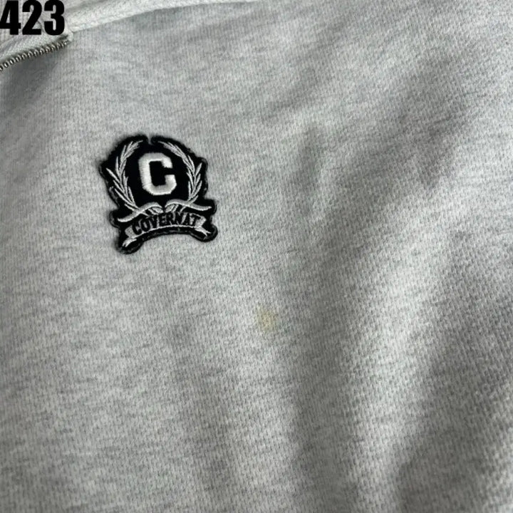 [BUNJANG] Covernat Half Zip-Up Sweatshirt Gray L / 커버낫 하프집업 맨투맨 그레이 L