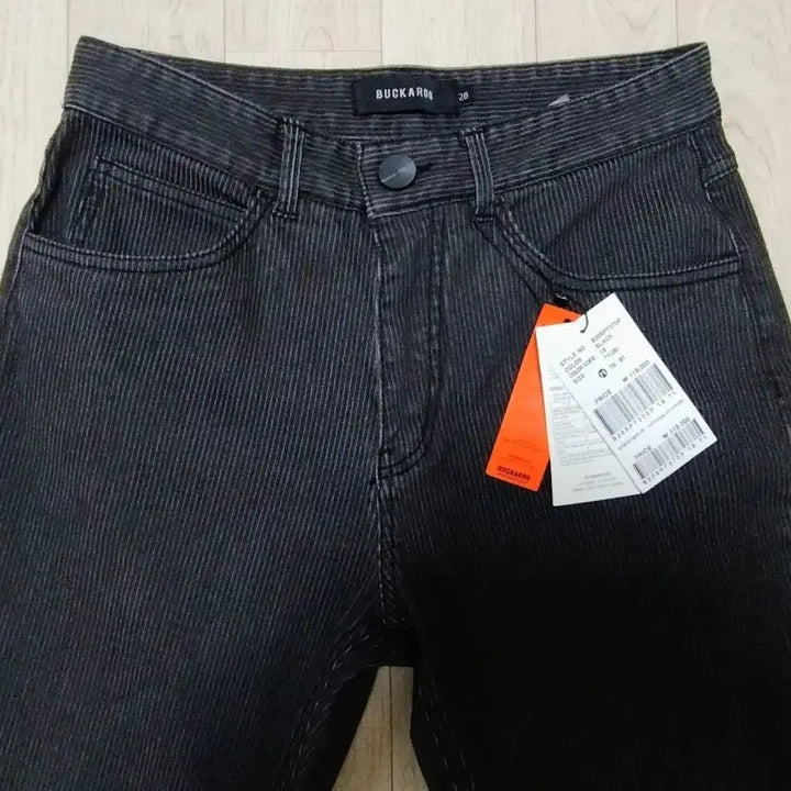 [BUNJANG] Buckaroo Black Striped Denim Pants / (정품) 버카루 블랙 스트라이프 데님 팬츠 28 / 29  미착용  새것