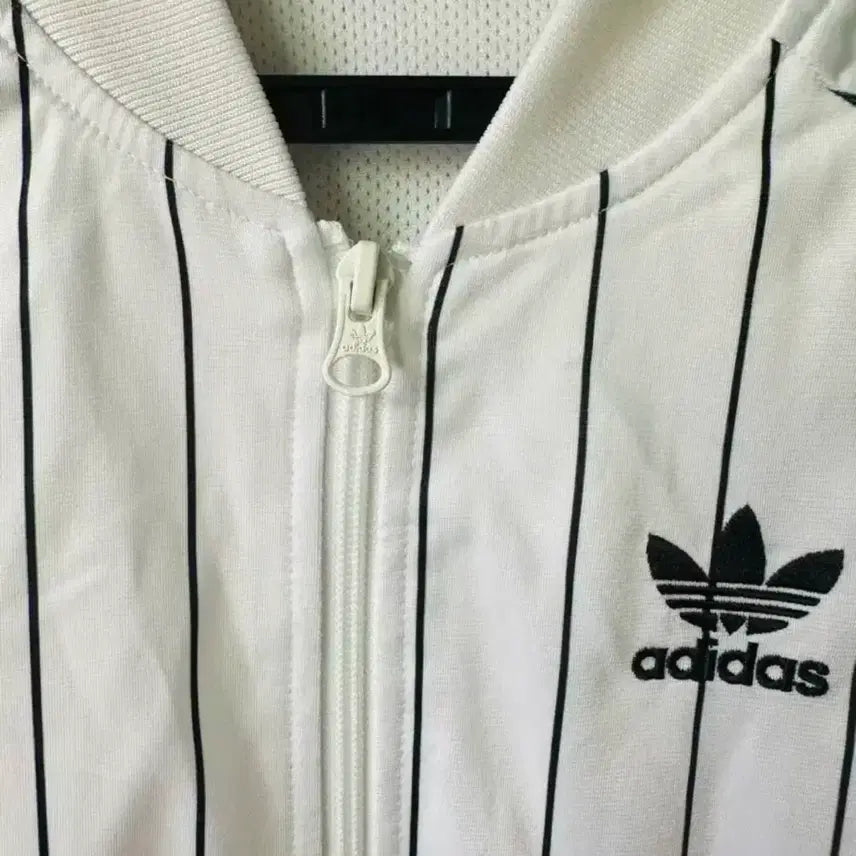 [BUNJANG] Adidas Striped Jersey Zip-up / 아디다스 삼선 스트라이프 희귀템 져지집업