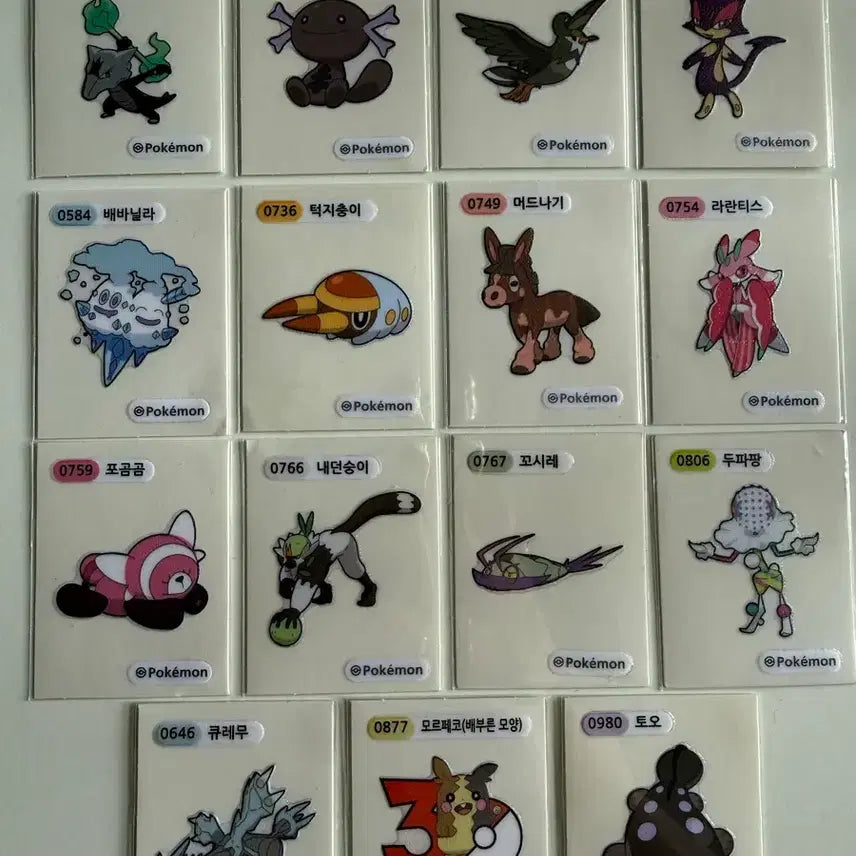 [BUNJANG] Pokemon TCG Sticker Bundle Set / 포켓몬띠부씰 30주년 판매합니다.